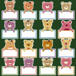 Download Cute Bears Badges For Free Printables Free Kids Labels