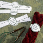 Free Printable Gift Labels For Easy Knitted Cable Headbands Cable