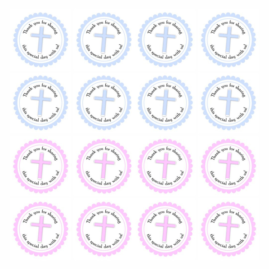 7 Best Baptism Favor Tags Free Printable Printablee