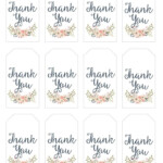 Thank You For Coming Free Printable Tags Free Printable