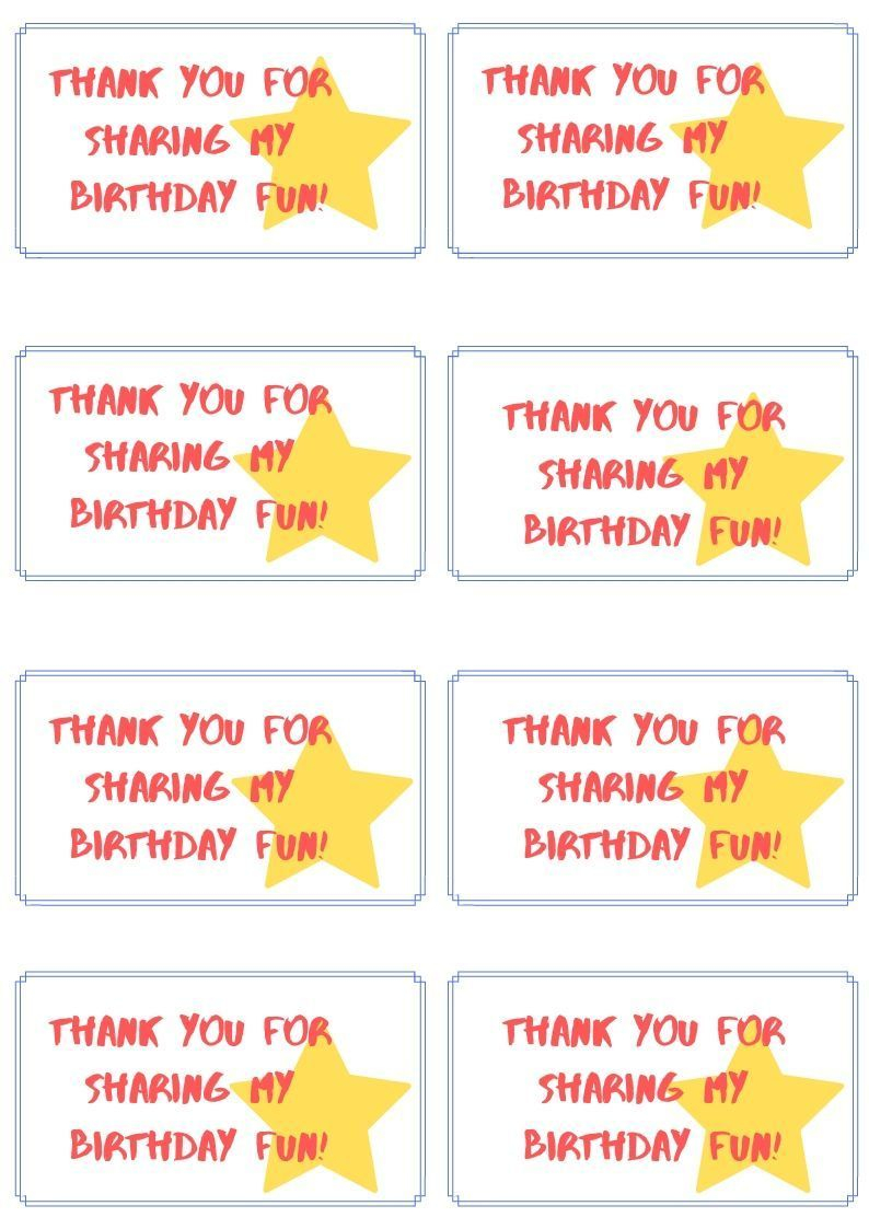 8 Free Party Favor Label Printables Birthday Labels Birthday Labels