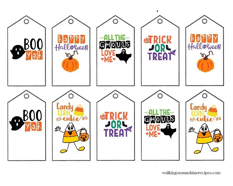 Printable Halloween Gift Tags Walking On Sunshine Recipes Printable 
