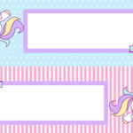 Unicorn Free Printable Cards Invitations And Candy Bar Labels For A