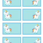 Free Printable Unicorn Party Gift Tag Unicorn Printables Free