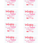 Treat Valentine Idea With Free Printable Tags I Dig Pinterest