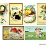The North End Loft Free Vintage Easter Tag Download