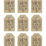 Thank You Labels Template Things That Make You Love And Hate Thank You