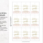 Gold Sparkler Tags And Sign Template Printable Wedding Wedding