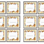 Cowboy Name Tags Birthday Printable