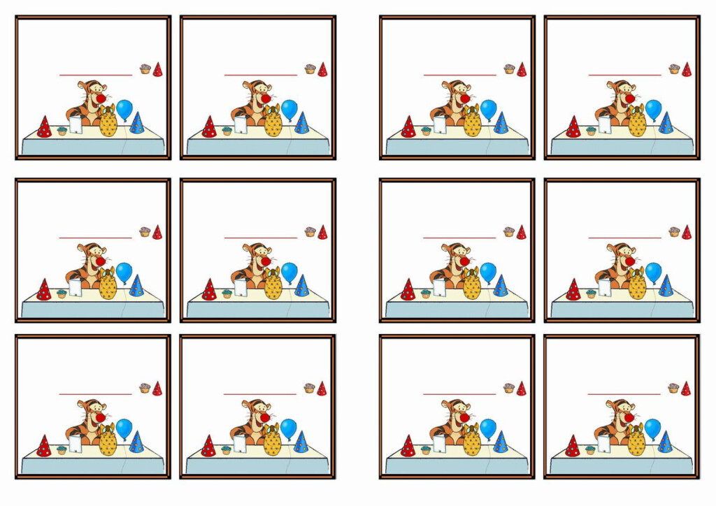 Name Tags Winnie The Pooh Themes Winnie The Pooh Friends Winnie The 