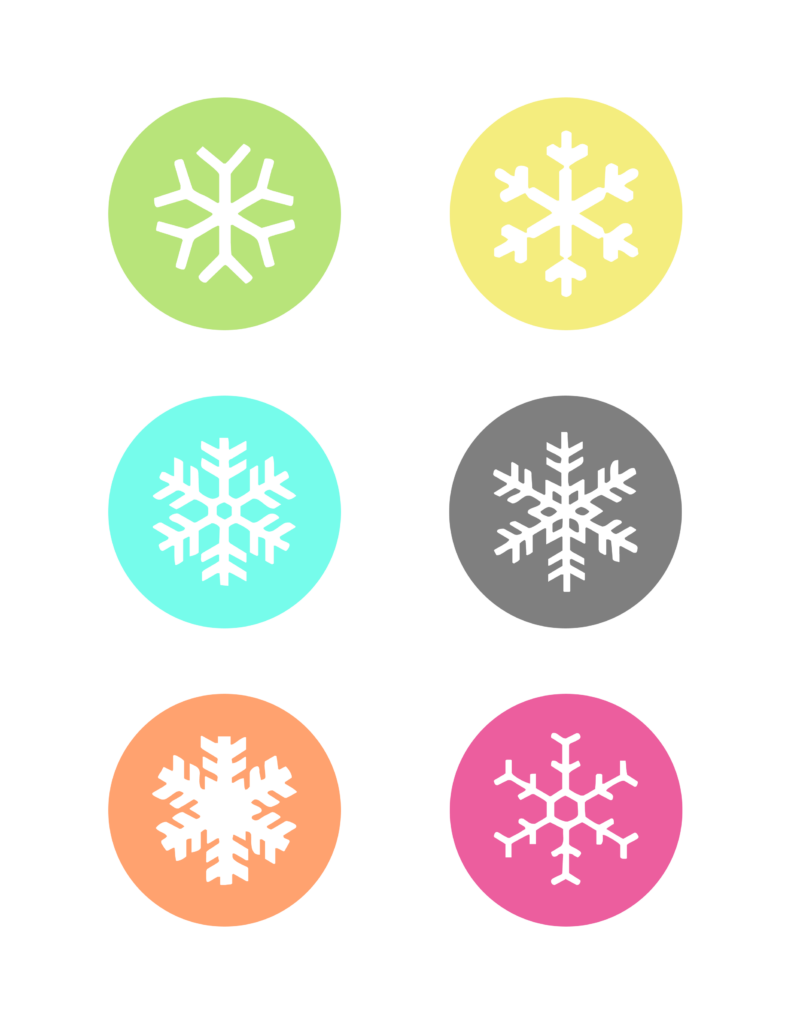 Free Printable Snowflake Gift Tags The Cottage Market