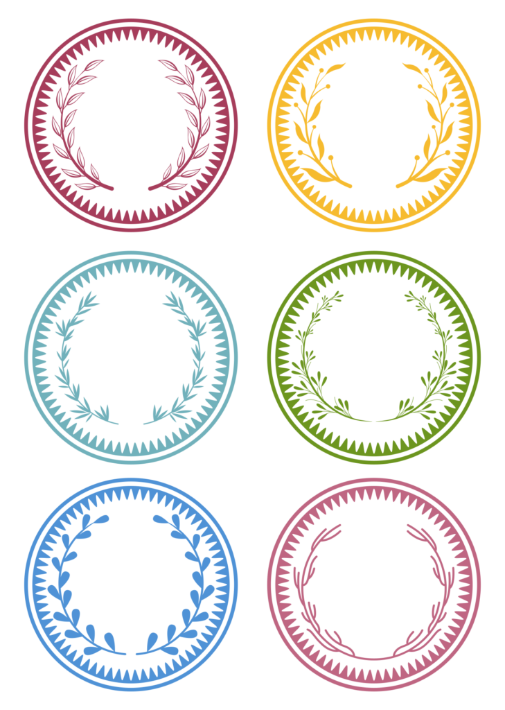 8 Best Printable Round Labels Printablee