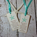 Starfish Beach Wedding Welcome Gift Tags Set Of 50 Wedding Welcome