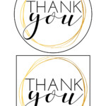 Printable Thank You Tags