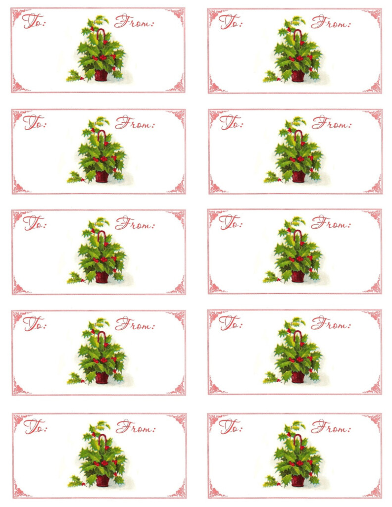 The Graphics Monarch Christmas Printables Digital Gift Tag Sheet 