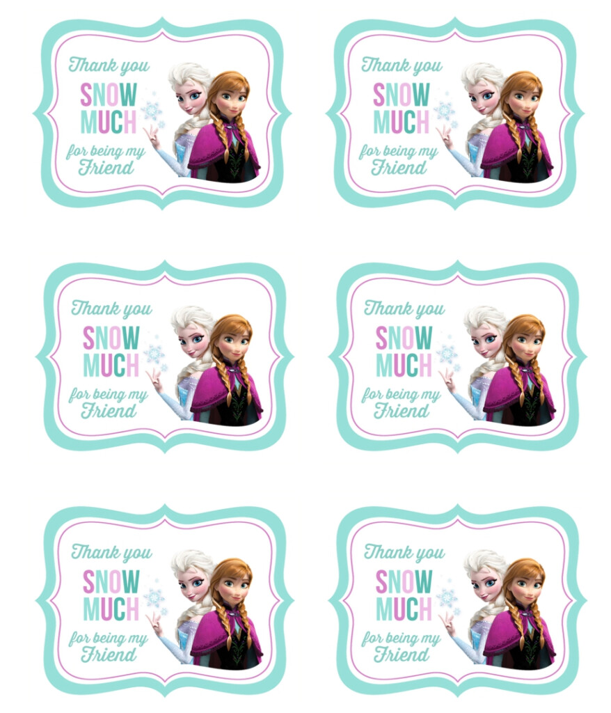 8 Best Free Printable Christmas Gift Tags Disney Frozen Printablee