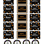 Halloween Treat Buckets Printable Halloween Gift Tags