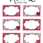Printable Heart Name Tags Name Tag Template Heart Printable Tag