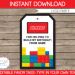Get 44 Template Lego Name Tags Free Printables Long Sleeve Corporate