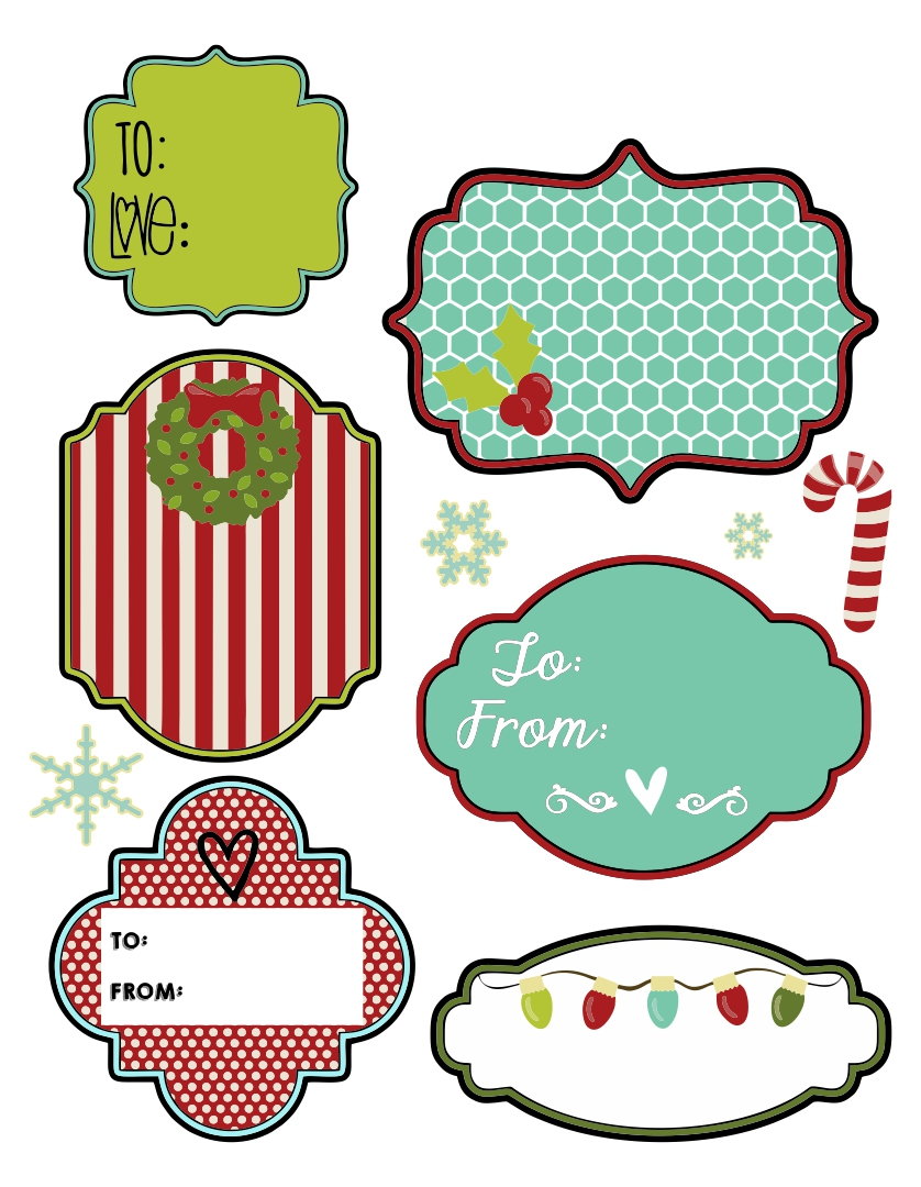 6 Best Printable Christmas Gift Tags Martha Stewart Printablee
