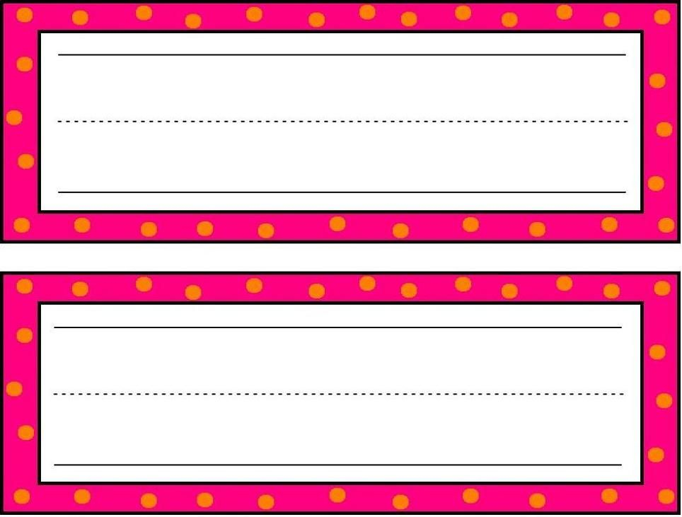 Chicka Chicka Boom Boom Nameplates Name Tag Templates Name Tag 