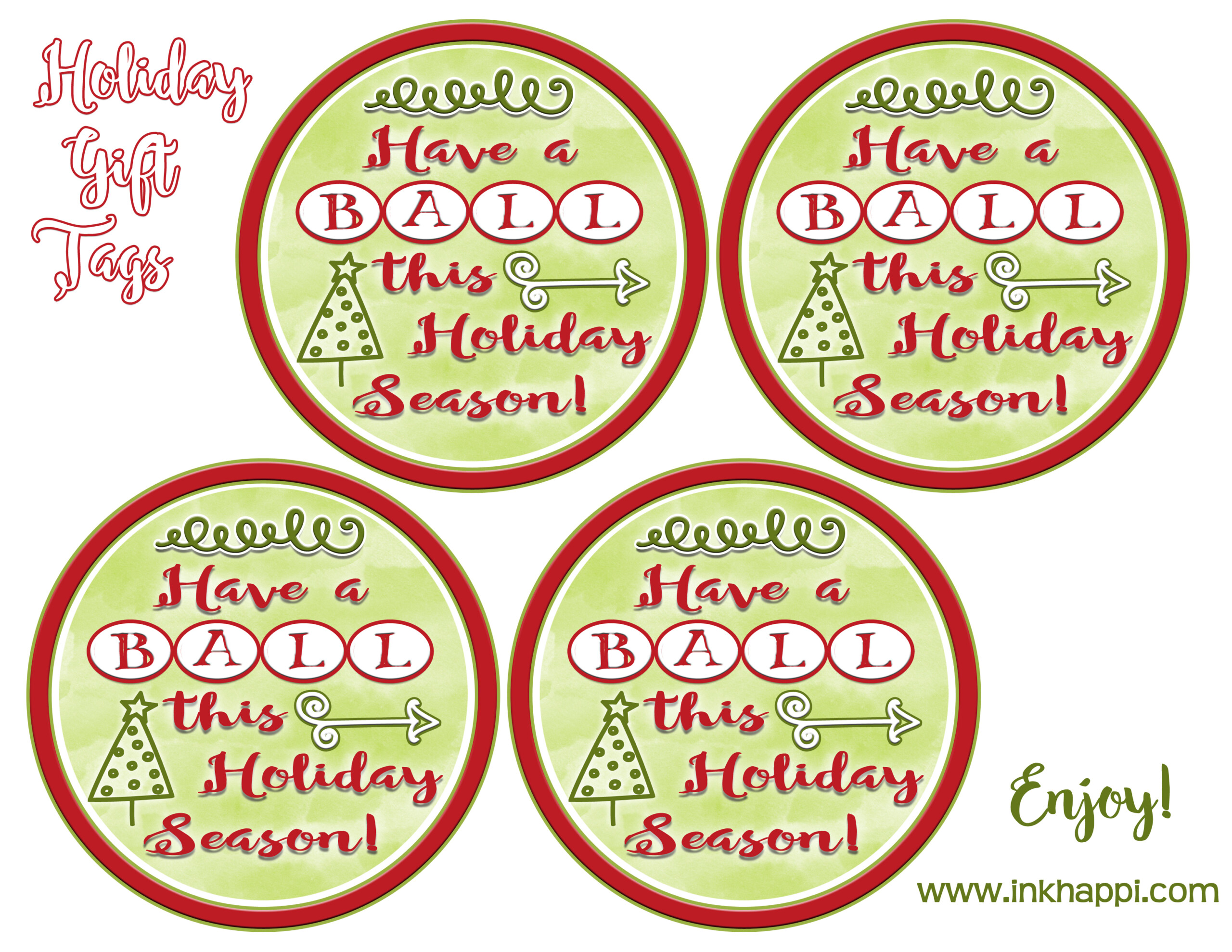 Neighbor Gift Tags Printable Free