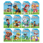 Paw Patrol Thank You Tags Paw Patrol Party Decorations Paw Patrol