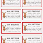 Magic Reindeer Food Magic Reindeer Food Reindeer Food Poem Reindeer