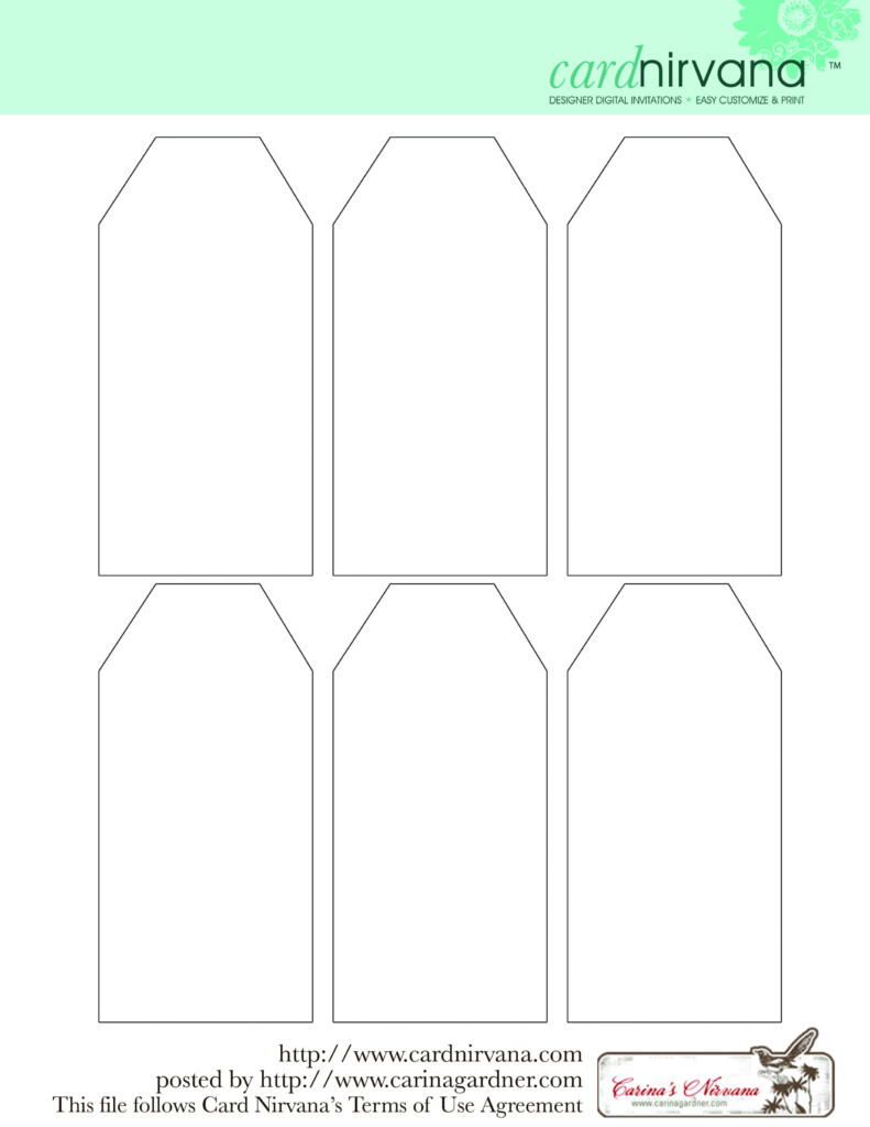 Blank Gift Tag Template Printable Tags Template Gift Tag Template