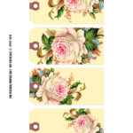 Free Printable Gift Tags Vintage Rose Manila Tags Free Pretty Things