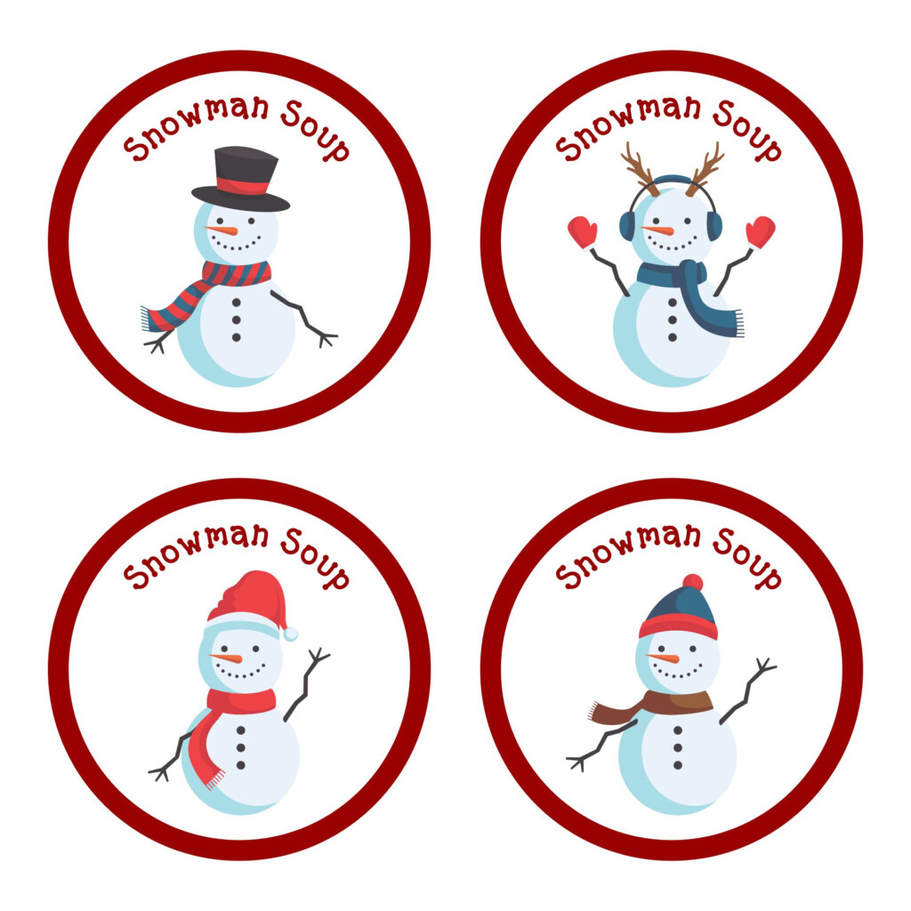 6 Best Free Printable Snowman Soup Labels Printablee