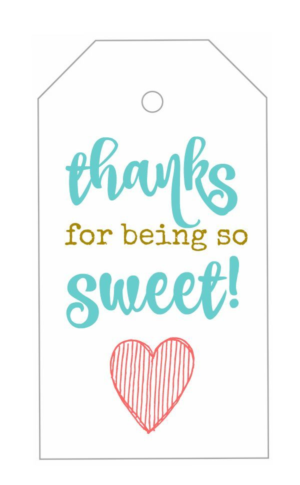 Afbeeldingsresultaat Voor Thanks For Being So Sweet Printable Teacher