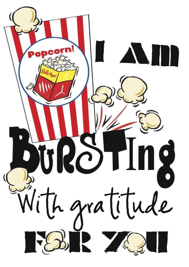Teacher Appreciation Week Popcorn Treat Tag I Found Super Cute 