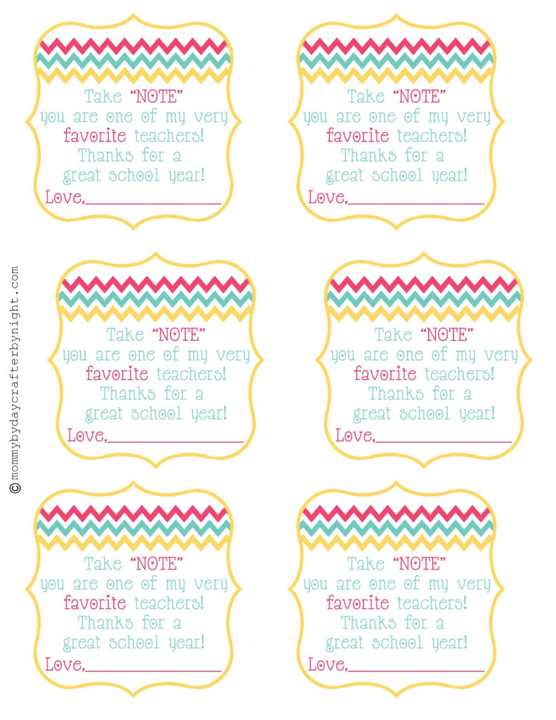 Teacher Gift Idea Free Printable Teacher Appreciation Skip To My Lou
