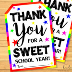 End Of The Year Teacher Gift Tag Printable Thank You Gift For Etsy