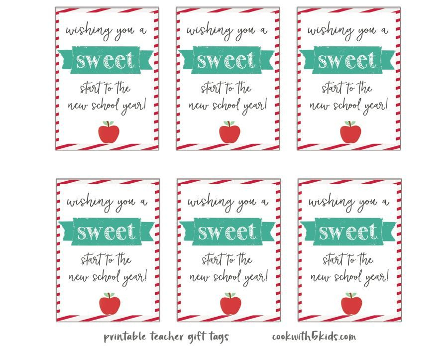 Back To School Shopping Free Printables For Teachers Teacher Gift 