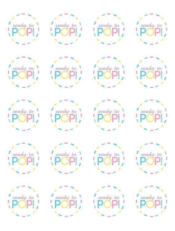 Ready To Pop Printable Labels Free Free Baby Shower Printables Baby 