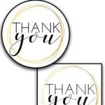 Printable Thank You Tags