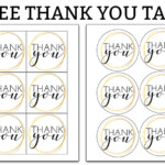 Printable Thank You Tags