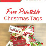 Want Need Wear Read Christmas Tags Christmas Tags Printable Free