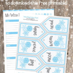 Want Need Wear Read Wish List Gift Tags Free Holiday Printable